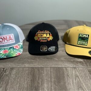 Kona Brewing Co Hat Collection

Each one costs $18